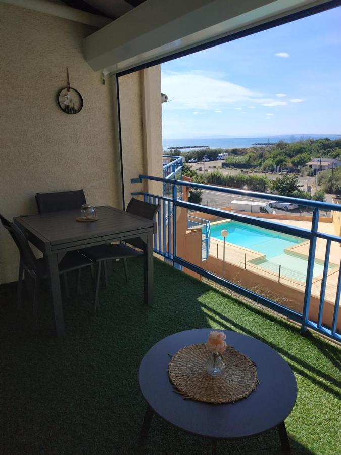 Appartement, Vue Sur Mer, Acces Direct Plage, Piscine Vias Zewnętrze zdjęcie